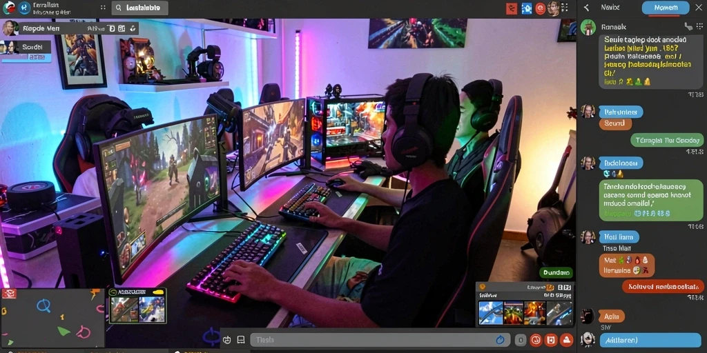Screenshot dari mode permainan multiplayer yang seru.