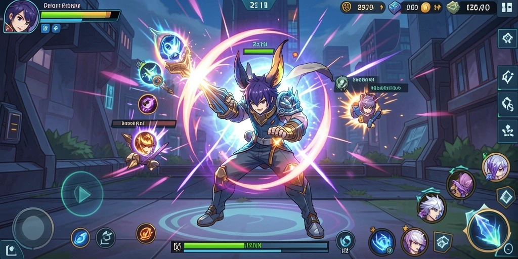 Screenshot aksi seru dalam permainan IN22.