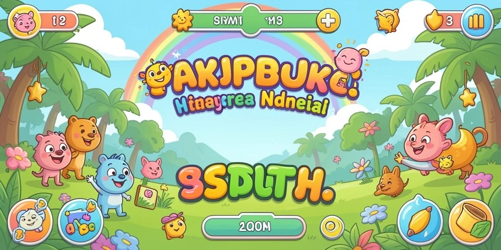 Ilustrasi level menakjubkan yang menantang pemain.