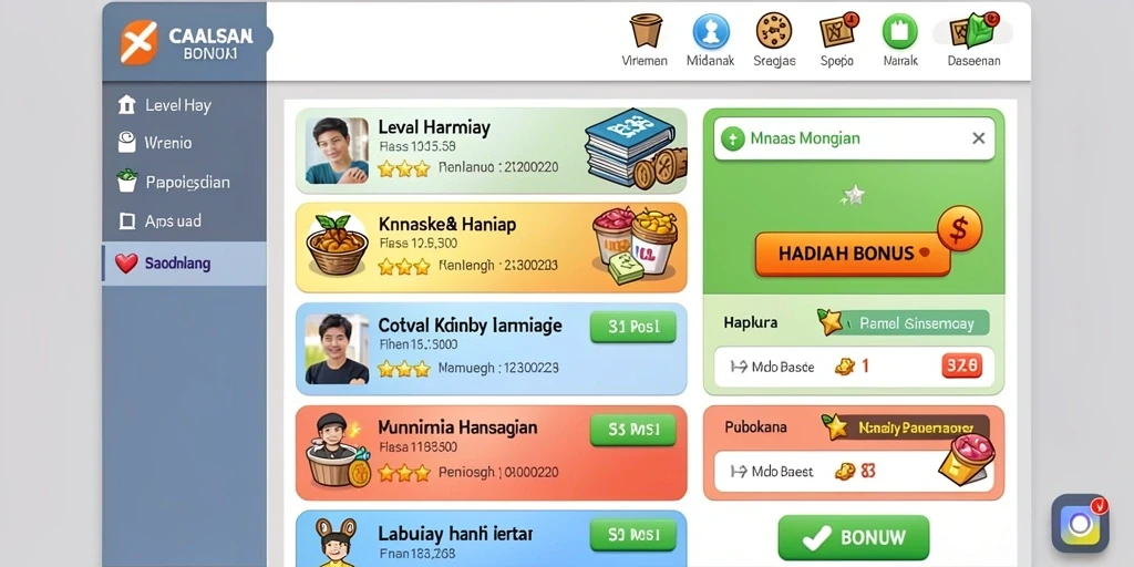Fitur bonus yang memikat dengan peluang besar.